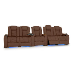 Diamante Italian Leather Zero Gravity Home Theater Seating