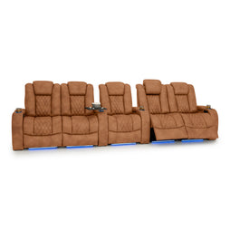 Diamante Italian Leather Zero Gravity Home Theater Seating