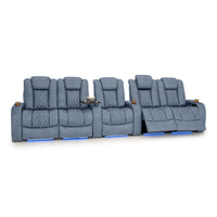 Diamante Italian Leather Zero Gravity Home Theater Seating