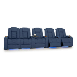 Diamante Italian Leather Zero Gravity Home Theater Seating
