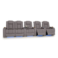Diamante Italian Leather Zero Gravity Home Theater Seating