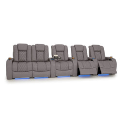 Diamante Italian Leather Zero Gravity Home Theater Seating