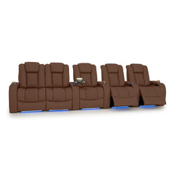 Diamante Italian Leather Zero Gravity Home Theater Seating