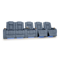 Diamante Italian Leather Zero Gravity Home Theater Seating