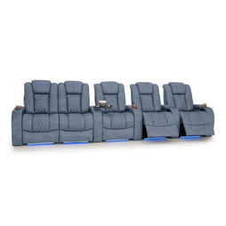 Diamante Italian Leather Zero Gravity Home Theater Seating