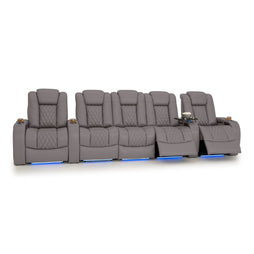 Diamante Italian Leather Zero Gravity Home Theater Seating