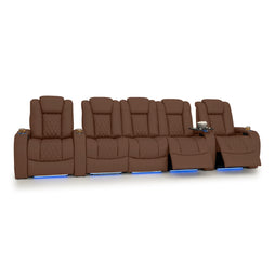 Diamante Italian Leather Zero Gravity Home Theater Seating