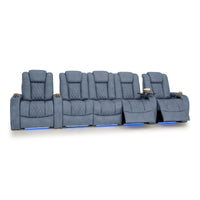 Diamante Italian Leather Zero Gravity Home Theater Seating