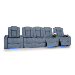 Diamante Italian Leather Zero Gravity Home Theater Seating