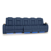 Diamante Italian Leather Zero Gravity Home Theater Seating