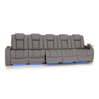 Diamante Italian Leather Zero Gravity Home Theater Seating
