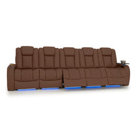 Diamante Italian Leather Zero Gravity Home Theater Seating