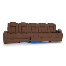Diamante Italian Leather Zero Gravity Home Theater Seating
