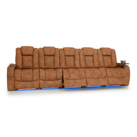 Diamante Italian Leather Zero Gravity Home Theater Seating