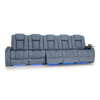 Diamante Italian Leather Zero Gravity Home Theater Seating
