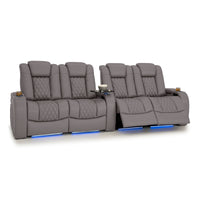 Diamante Italian Leather Zero Gravity Home Theater Seating