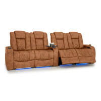 Diamante Italian Leather Zero Gravity Home Theater Seating