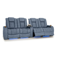 Diamante Italian Leather Zero Gravity Home Theater Seating