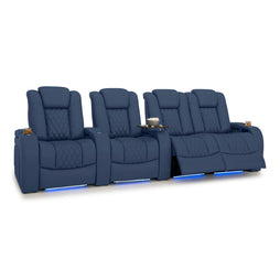 Diamante Italian Leather Zero Gravity Home Theater Seating