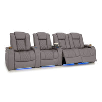 Diamante Italian Leather Zero Gravity Home Theater Seating