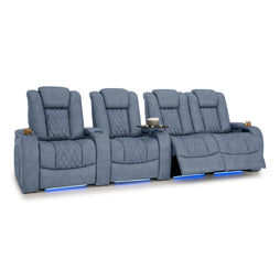 Diamante Italian Leather Zero Gravity Home Theater Seating