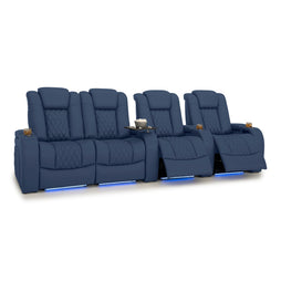 Diamante Italian Leather Zero Gravity Home Theater Seating