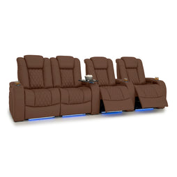 Diamante Italian Leather Zero Gravity Home Theater Seating
