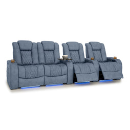 Diamante Italian Leather Zero Gravity Home Theater Seating