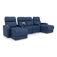 Monterey Chaise CoolZeroᵀᴹ Italian Leather Home Theater Seating