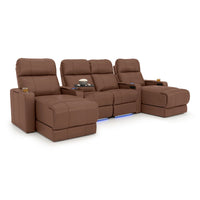 Monterey Chaise CoolZeroᵀᴹ Italian Leather Home Theater Seating