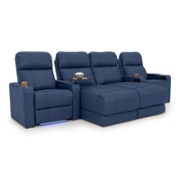 Monterey Chaise CoolZeroᵀᴹ Italian Leather Home Theater Seating