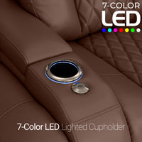 Diamante CoolZeroᵀᴹ Italian Leather BACKROW Theater Seating® Single Recliner