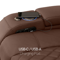 Diamante CoolZeroᵀᴹ Italian Leather BACKROW Theater Seating® Single Recliner