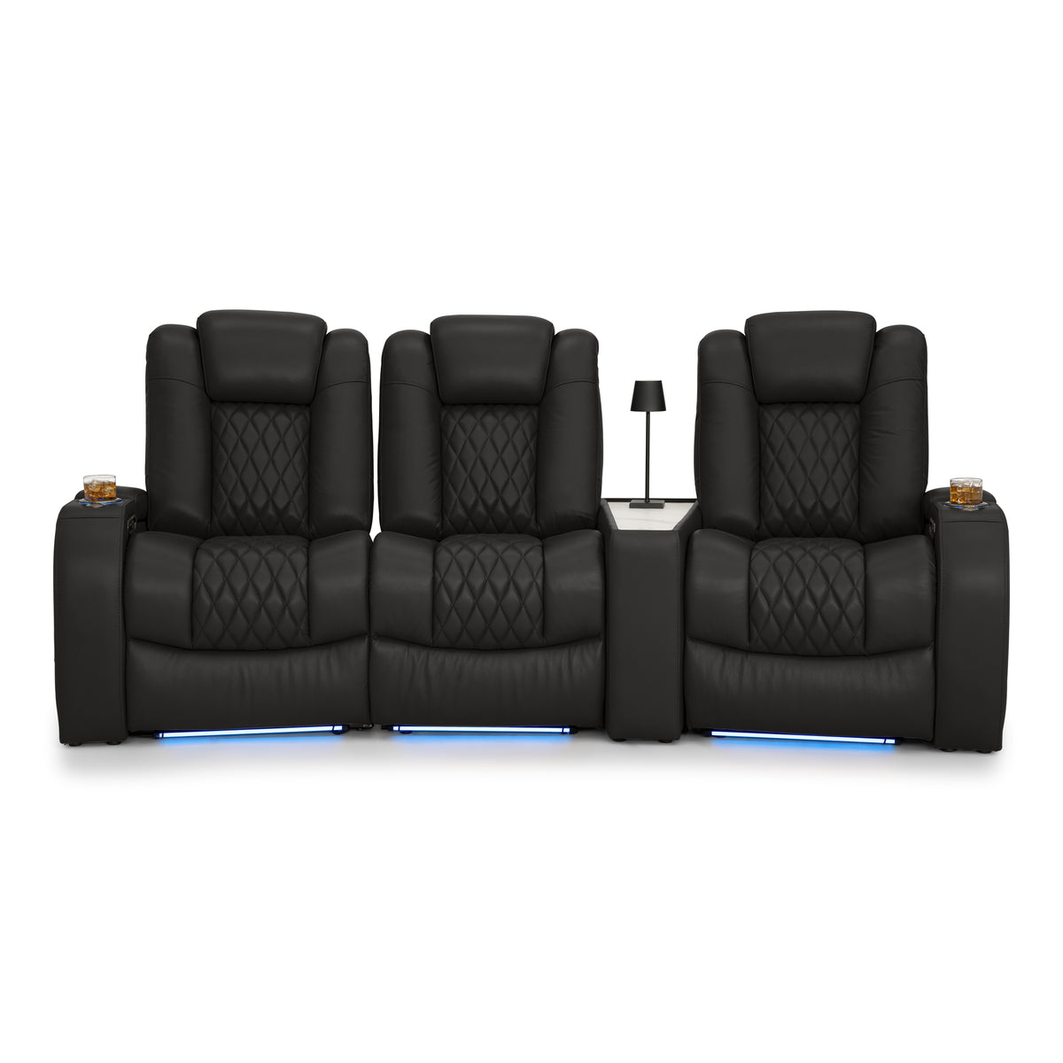 Seatcraft Diamante CoolZeroᵀᴹ Wedge Table Home Theater Seating