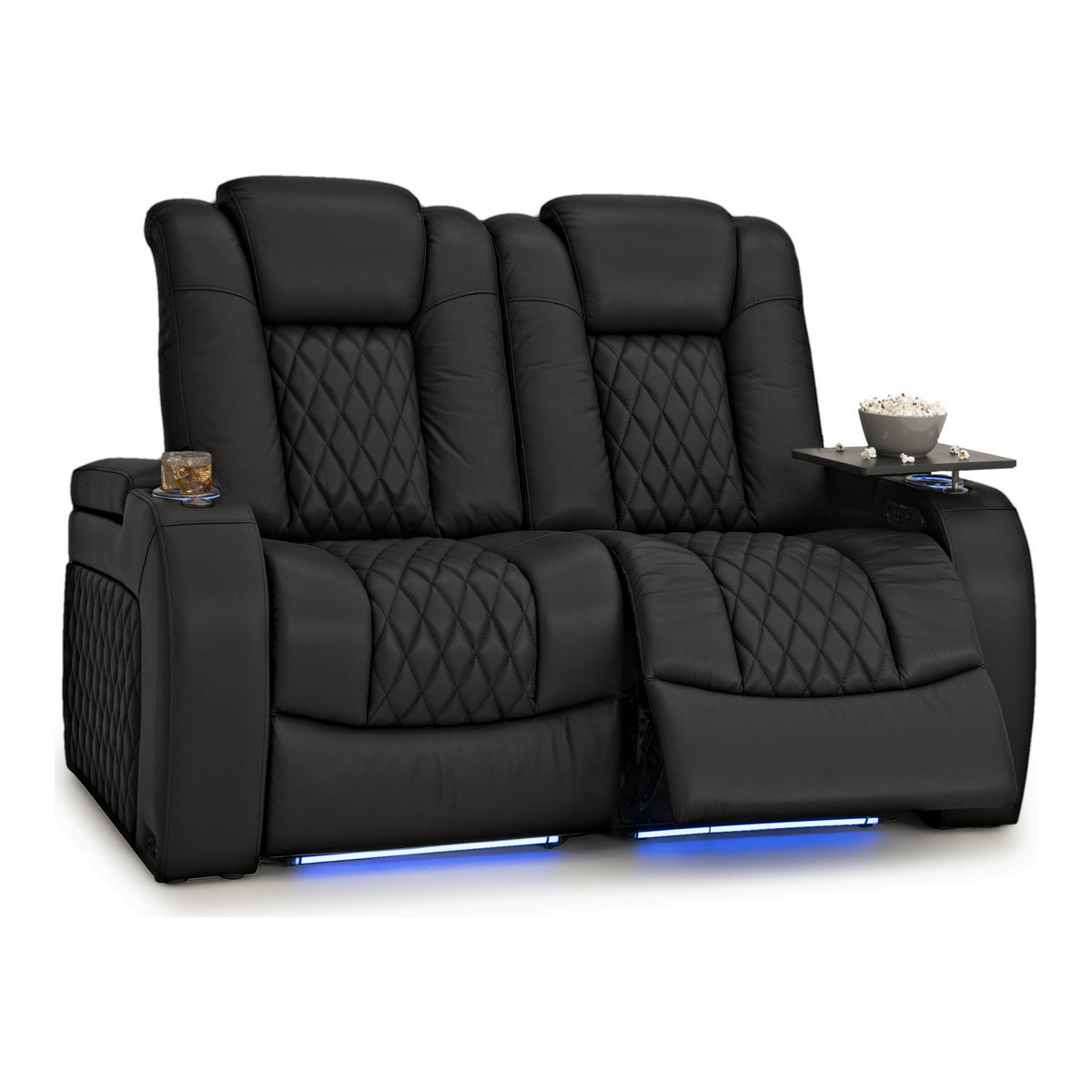 Diamante Italian Leather Zero Gravity Home Theater Seating