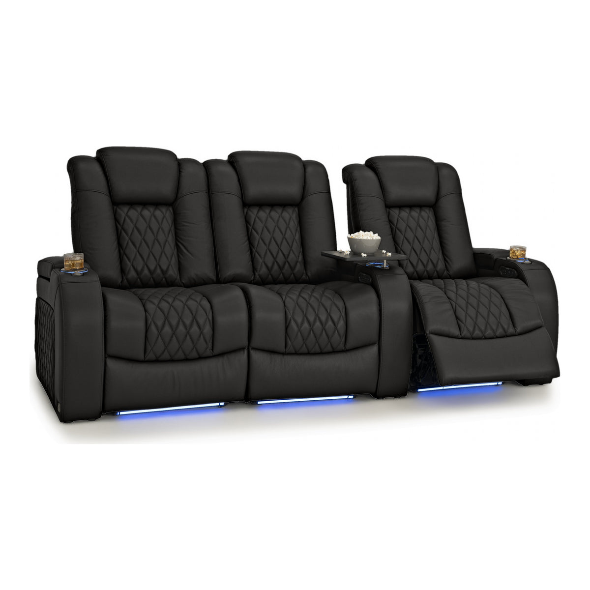 Diamante Italian Leather Zero Gravity Home Theater Seating