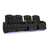 Diamante Italian Leather Zero Gravity Home Theater Seating