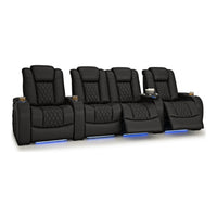 Diamante Italian Leather Zero Gravity Home Theater Seating