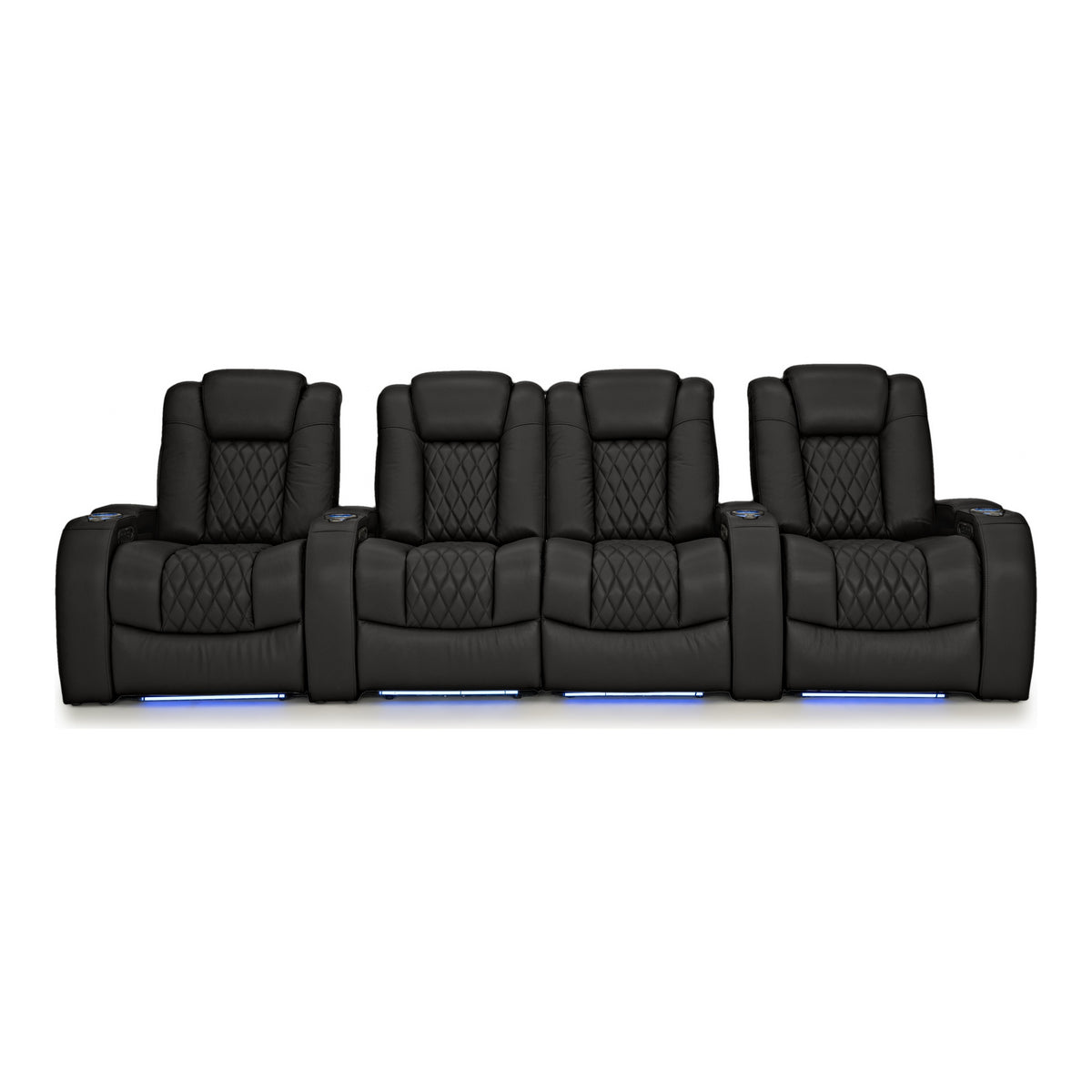 Diamante Italian Leather Zero Gravity Home Theater Seating