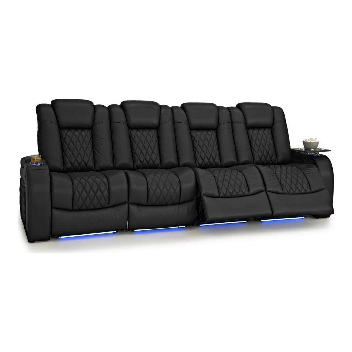 Diamante Italian Leather Zero Gravity Home Theater Seating