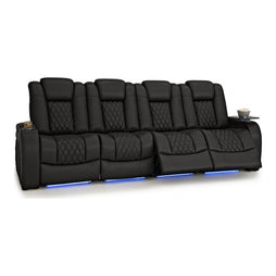 Diamante Italian Leather Zero Gravity Home Theater Seating