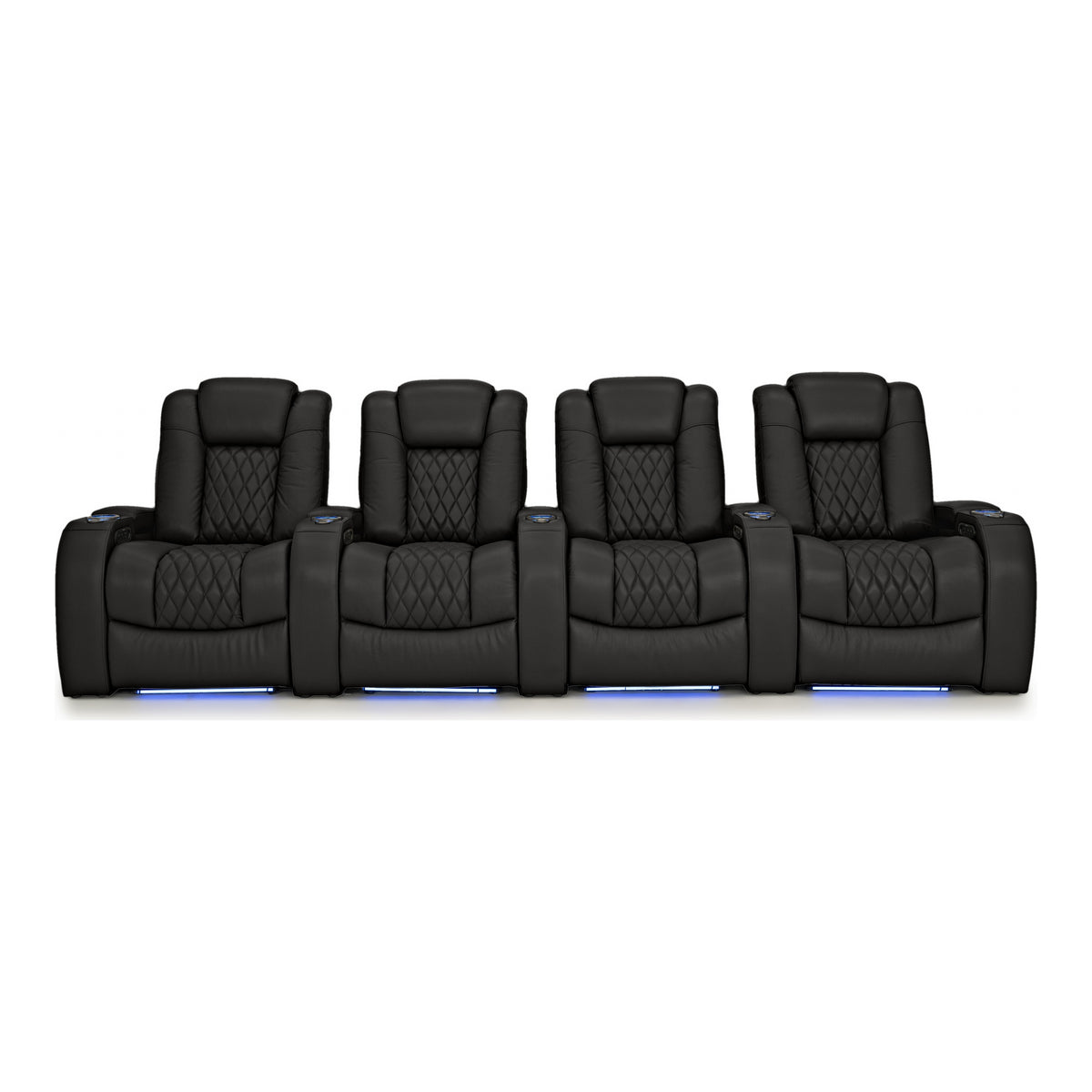Diamante Italian Leather Zero Gravity Home Theater Seating