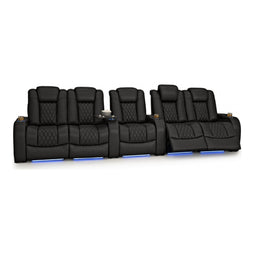 Diamante Italian Leather Zero Gravity Home Theater Seating