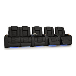 Diamante Italian Leather Zero Gravity Home Theater Seating
