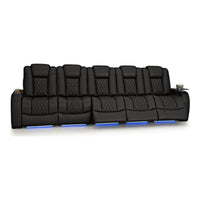 Diamante Italian Leather Zero Gravity Home Theater Seating