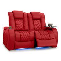 Diamante Italian Leather Zero Gravity Home Theater Seating