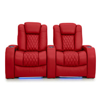 Diamante Italian Leather Zero Gravity Home Theater Seating