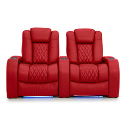 Diamante Italian Leather Zero Gravity Home Theater Seating