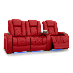 Diamante Italian Leather Zero Gravity Home Theater Seating