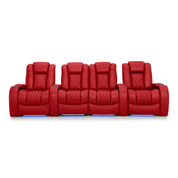 Diamante Italian Leather Zero Gravity Home Theater Seating